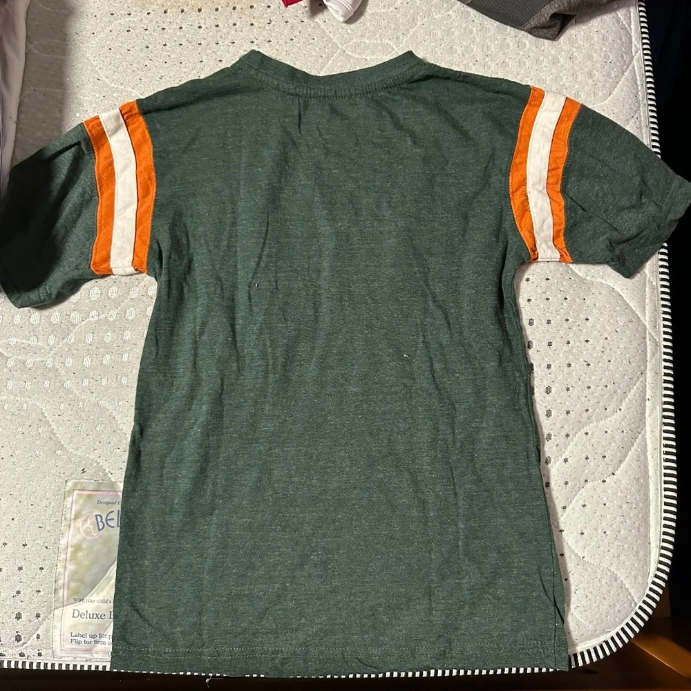 Adidas Miami Hurricanes T Shirt USED Youth Small